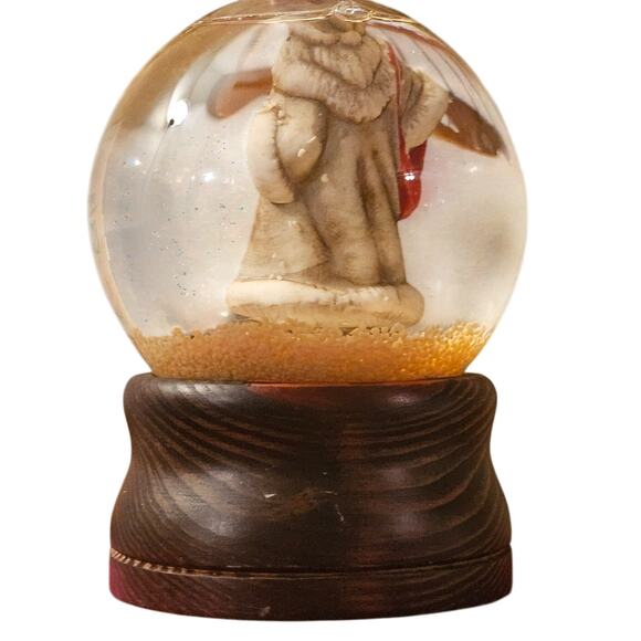 Vintage George Good Corp Santa Snowglobe Music Box Christmas 1986 (gg236) - Picture 2 of 7